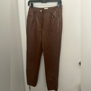 Aritzia Melina pants in chestnut